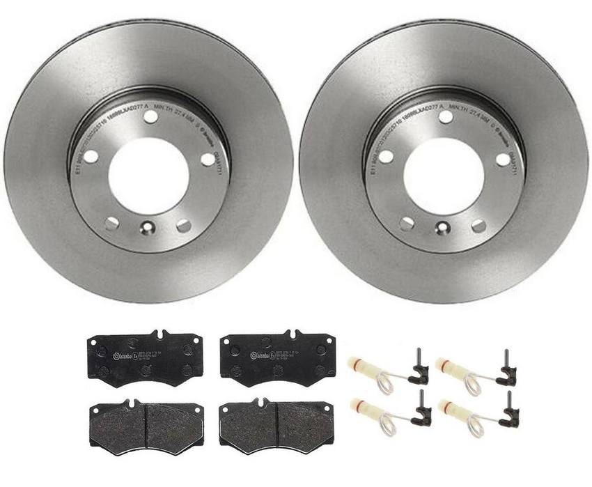 Brembo Brake Pads and Rotors Kit - Front (315mm) (Low-Met)